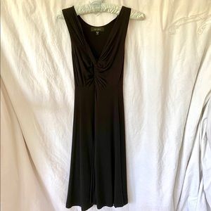 Comfortable black sleeveless dress